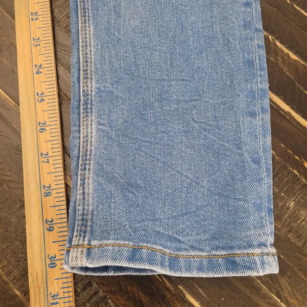 Zara Men's Premium Denim Slim Jeans Light Wash 32x30 Casual